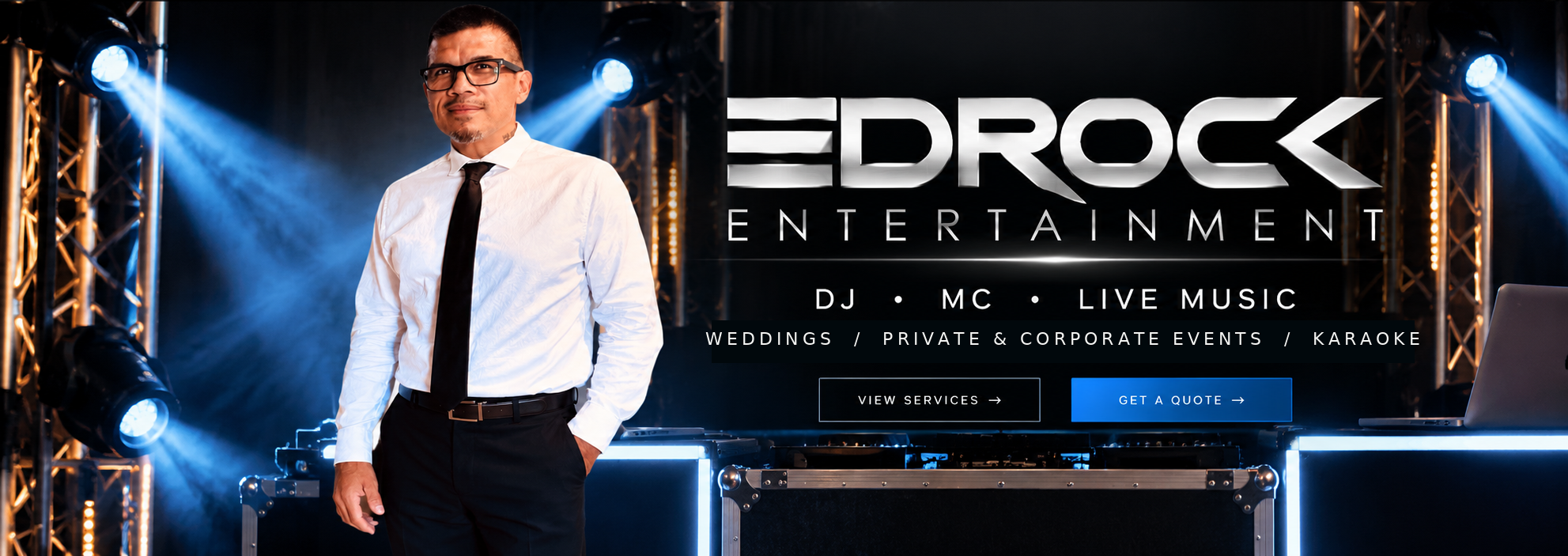 EdRock Entertainment DJ, MC and live music